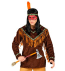 Native Indian  Coat, Headband With Feather 
