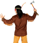 Native Indian  Coat, Headband With Feather 