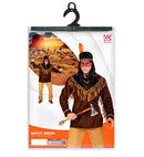 Native Indian  Coat, Headband With Feather 