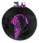 Reversible Purple/Silver Sequin Witch Hat