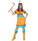 Native Indian  Dress, Headband With Feather 