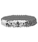 Silver Sequin Headband