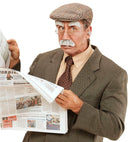 Old Man Set  Eyebrows & Moustache 