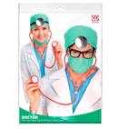 Doctor  Hat, Face Mask, Head Reflector, Stethoscope 