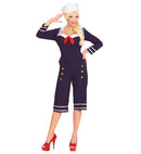50S Pin Up Sailor Girl  Shirt, Pants, Hat 