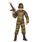 Super Muscle Soldier  Muscle Shirt, Pants, Headband 