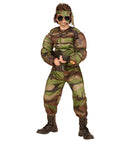 Super Muscle Soldier  Muscle Shirt, Pants, Headband 