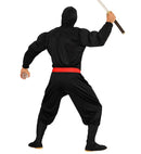Super Muscle Ninja  Hooded Muscle Shirt, Face Mask, Pants, Belt 