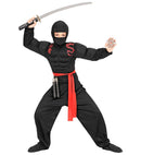 Super Muscle Ninja  Hooded Muscle Shirt, Face Mask, Pants, Belt 