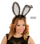 Black Lace Bunny Ears Bendable