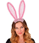 Bpink Lace Bunny Ears Bendable