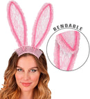 Bpink Lace Bunny Ears Bendable