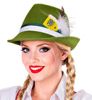 Felt Bavarian Fedora With Feather & Beer Mug