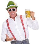 Felt Bavarian Fedora With Feather & Beer Mug