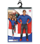 Super Muscle Hero  Muscle Shirt, Cape 