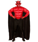 Devil  Muscle Shirt, Cape 