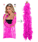 Neon Pink Feather Boa - 1,80 M - 50 G