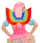 Rainbow Feathered Wings 60X40 Cm