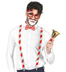Santa Claus  Glasses, Braces, Bow Tie 