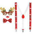 Reindeer  Glasses, Braces, Bow Tie 