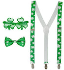 St. Patrick'S Day  Glasses, Braces, Bow Tie 
