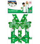 St. Patrick'S Day  Glasses, Braces, Bow Tie 