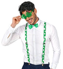St. Patrick'S Day  Glasses, Braces, Bow Tie 