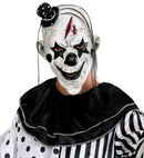 Killer Clown Mask With Hair & Mini Hat