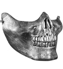 Metallic Skull Chin Mask
