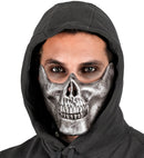 Metallic Skull Chin Mask