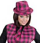 Pink Tartan Fedora