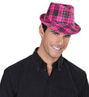Pink Tartan Fedora
