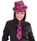 Pink Tartan Fedora