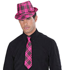 Pink Tartan Fedora