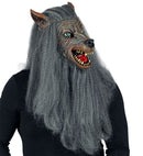 Werewolf Full Head Mask With Fur