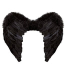 Black Feathered Wings 50X40 Cm