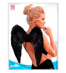 Black Feathered Wings 50X40 Cm