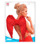 Red Feathered Wings 50X40 Cm
