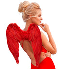 Red Feathered Wings 50X40 Cm
