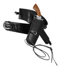 Leatherlook Black Authentic Western Holster And Belt