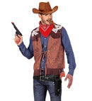 Leatherlook Black Authentic Western Holster And Belt