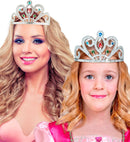 Silver Tiara With Gems