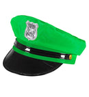 Neon Green Police Hat