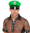 Neon Green Police Hat