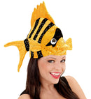 Orange Tropical Fish Hat