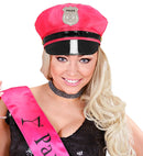 Neon Pink Police Hat