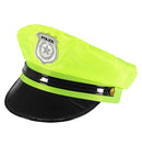 Neon Yellow Police Hat