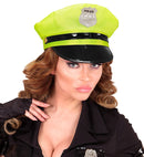 Neon Yellow Police Hat