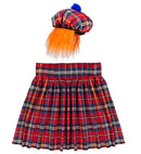 Scotsman  Kilt, Hat With Hair 
