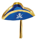 Blue Pirate Tricorn With Headband